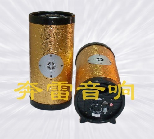 供应5寸金蝴蝶有源汽车低音炮 插卡低音炮